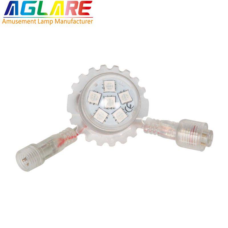 28mm 6��LED���Դ�����صƿ���WS2811��DMX512���������п���